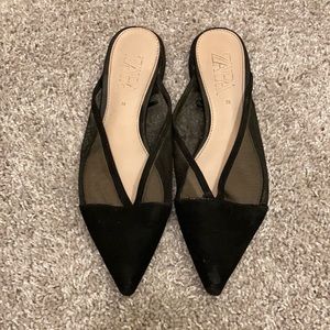 Zara mule flats